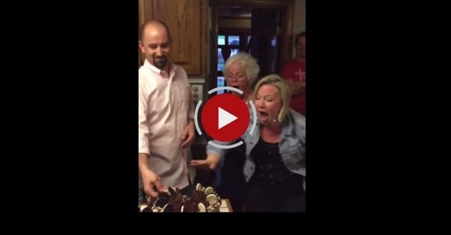 Mothers Reaction To A Gender Reveal!
