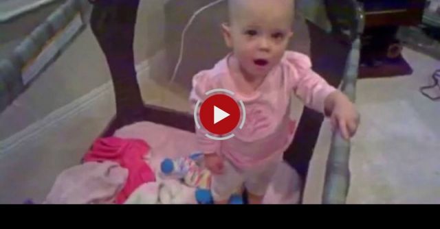 One Year Old Talks Her Way Out Of A Nap