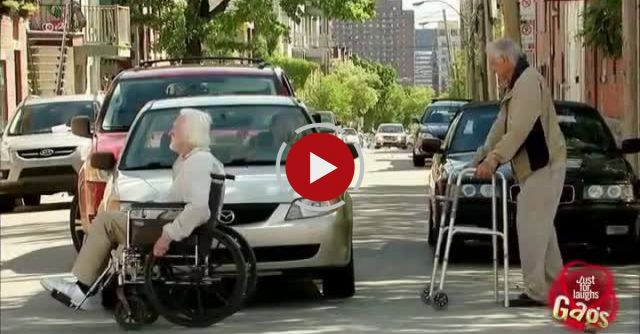 Epic Old Man - Traffic Jam Prank
