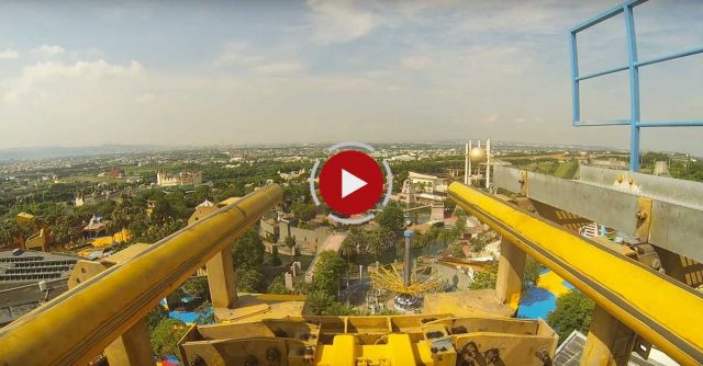 Roller Coaster POV Seriously Messed Up AWESOME Ride! 