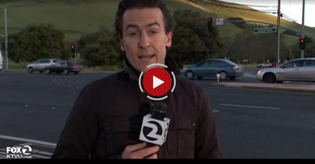 KTVU Reporter Almost Hit By Car On Live TV