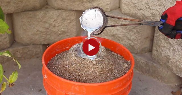 Melting Cans With The Mini Metal Foundry