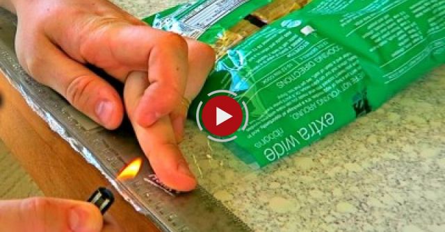 How To Reseal Chips Bag Or Any Plastic Bag