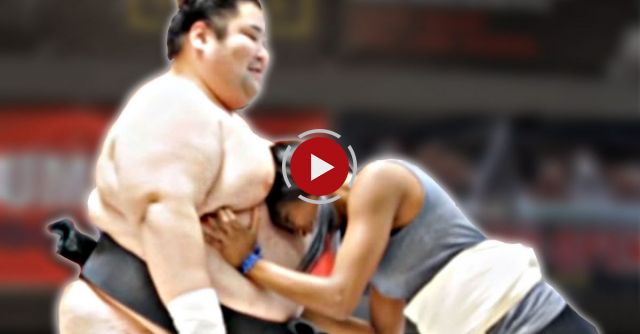 Regular People Wrestle Sumo Champions