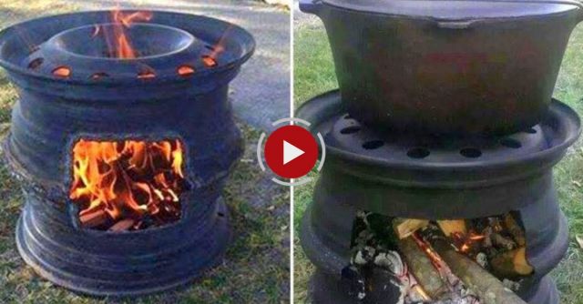 DIY Car Rim BBQ