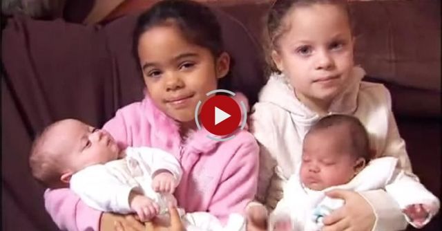 Black And  White Twins Born For The Second Time In The Same Family!