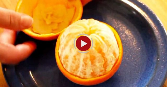 Orange To Go - How To Peel An Orange In An Easy Way