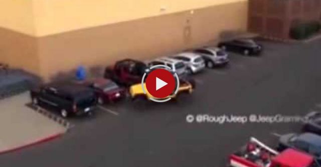 Never Steal A Jeep's Parking Spot