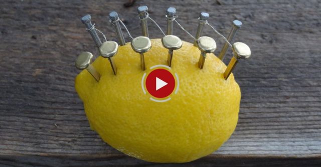 How To Make Fire With A LEMON.