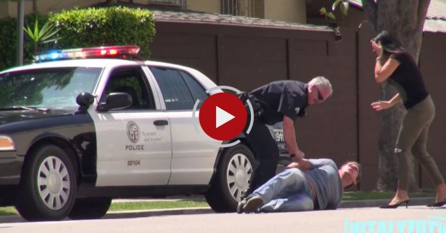 Police Arrest Prank On Mom!