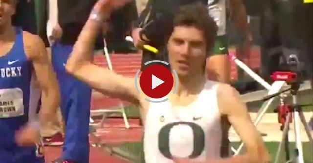 Runner Prematurely Celebrates Win
