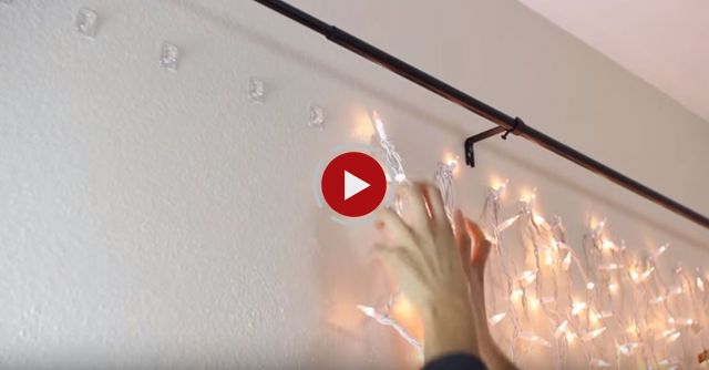 DIY Light Up Headboard! Affordable Room Decoration