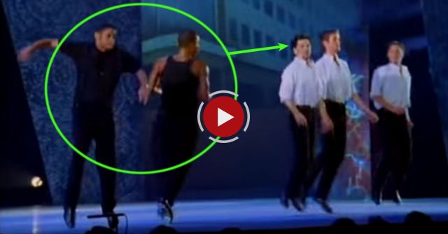 They were riverdancing until two guys sneak up behind them. Now watch what happens next…