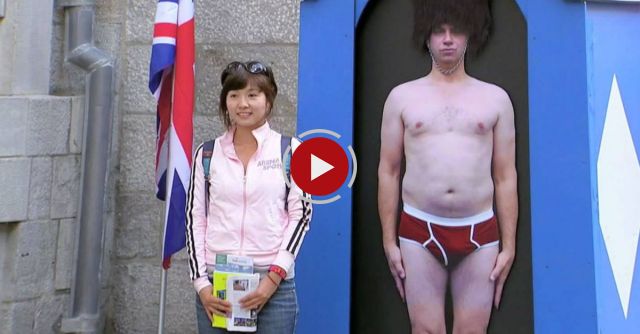 British Underwear Guard Prank
