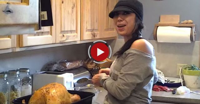 Thanksgiving Prank - Pregnant Turkey.
