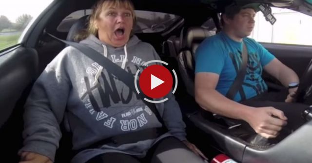 Mom Goes For Ride In 940hp SUPRA