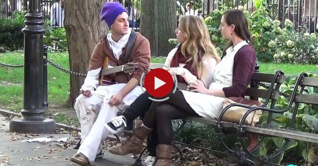 Homeless Man Picks Up Girls By Singing!