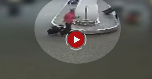 Hidden Cam Shows Baggage Handlers Stealing From Luggage