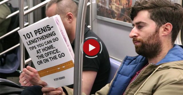 Taking Fake Book Covers On The Subway