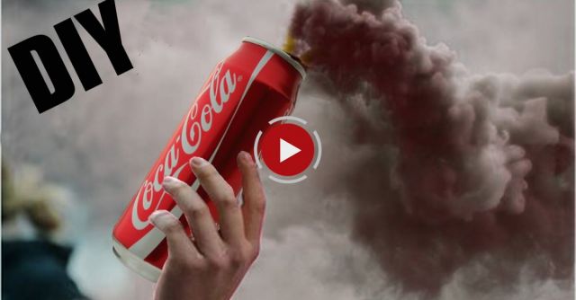 Smoke Grenade Cooking CocaCola