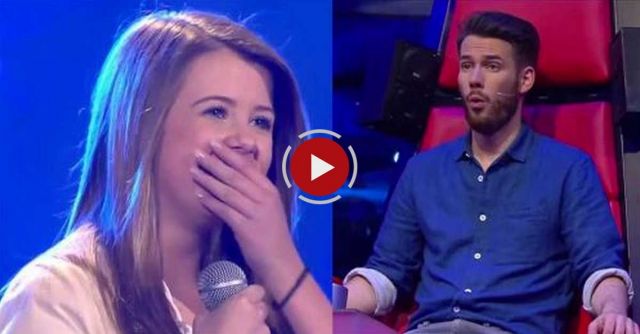 Girl Forced To Cry!!! Amazing And Soulful Voice! The Voice Kids 2014 Germany!!! Blind Audition