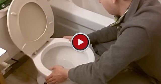 Saran Wrap Toilet Prank