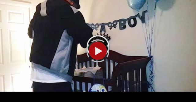 Wife Surprises Husband W/ A Newborn BABY In A Box!
