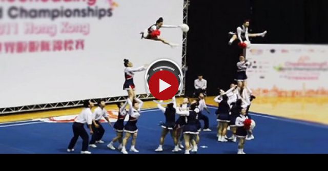 Team Japan All Female 6th World Cheerleading Championship 2011