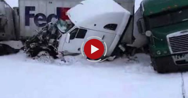 Major Pileup In Wyoming 