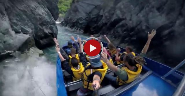 Jet Engine Strapped To Boat - Jetboating In New Zealand! 