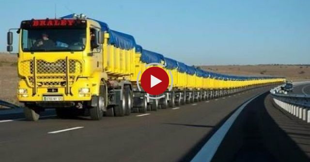 The World's Longest Truck - Road Train In Australia