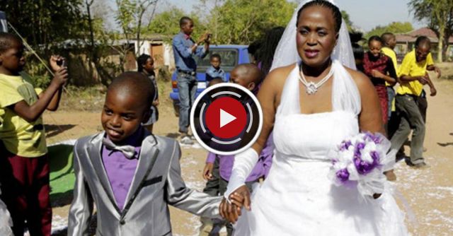 Second Wedding For 9-year-old Boy & His 61-year-old Wife
