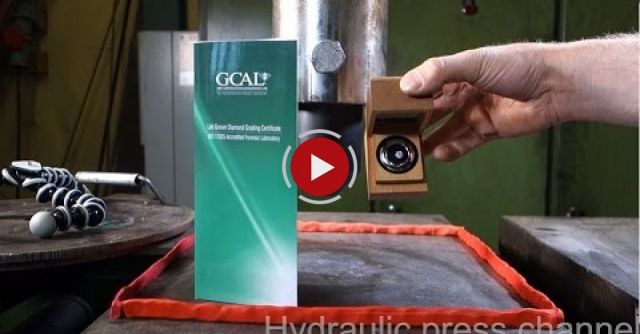Crushing Diamond With Hydraulic Press