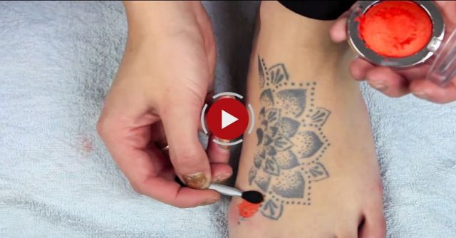 Tattoo Coverup With Drugstore Makeup