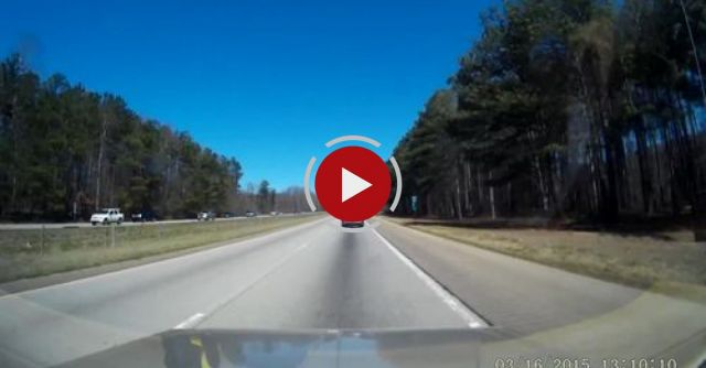 Jeep Cherokee Tire Blowout And Flip