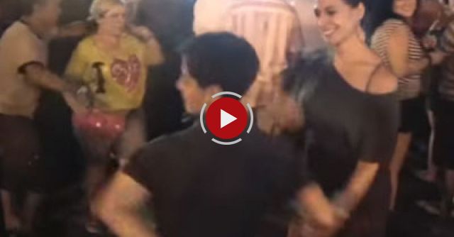 14 Years Old Kid Asks Woman To Dance. 