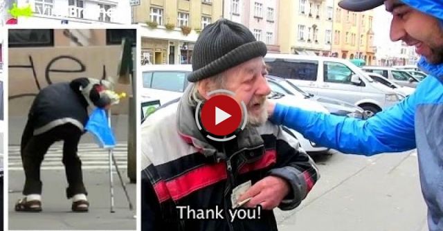 Homeless Gets $1000 For His Honesty (Wallet Theft Experiment)