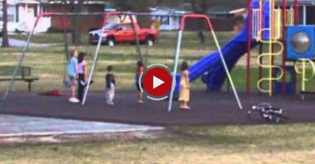 Marine Corps Kids Respect On The Playground. COLORS!!