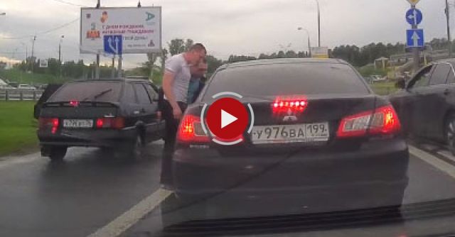  Two Tough Russian Guys Got Some Tear Gas Straight Into Their Faces