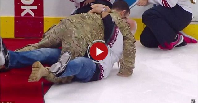 Soldier Returns Home To Surprise Family During Puck Drop