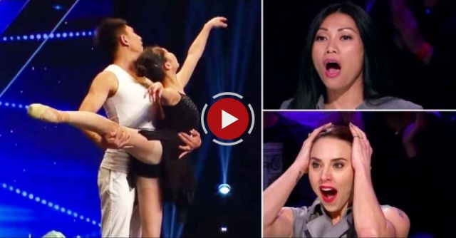 Gao And Liu’s Golden Buzzer Acrobatic Ballet