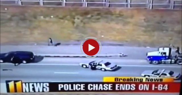 Terminator Police Officer Out Of Nowhere Caught On Camera On Live TV