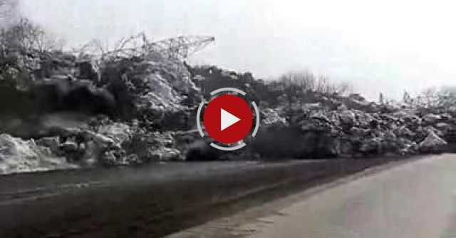 Terrifying Landslide In Russia