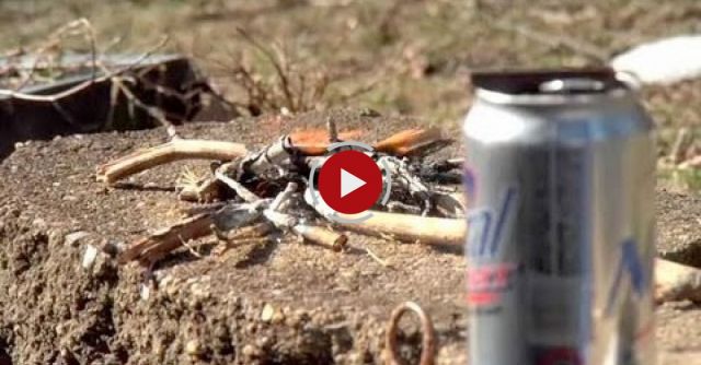 How To Start A Fire With An Aluminum Can & A Chocolate Bar