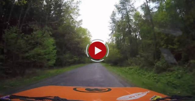 Camera Catches Car Spinning In Mid Air