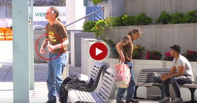 Homeless Man Does Breathtaking Act Social Experiment