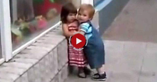 Little Boy Not Giving Up To Kiss Girl FUNNY