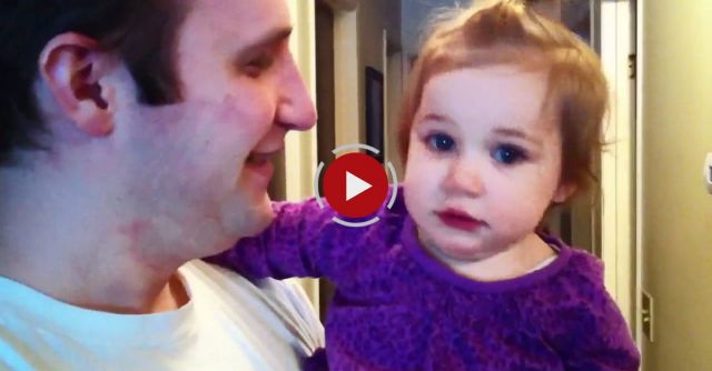 Baby Misses Dad's Beard