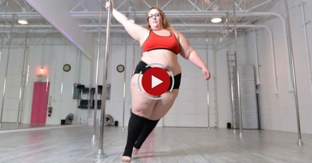 Plus-size Pole Dancer Is Beating Obesity One Spin At A Time