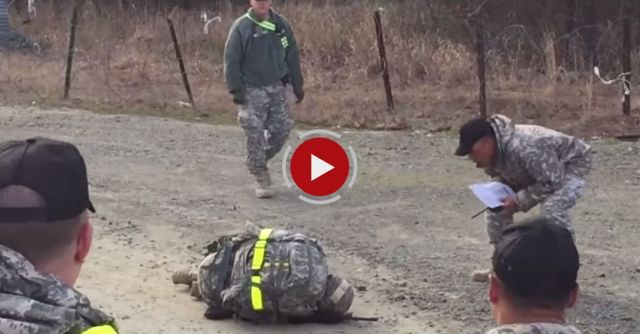 Female Captain Refuses To Give Up During Grueling 12 Mile March